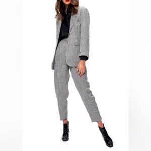 NWT Vivienne Hu Houndstooth Blazer